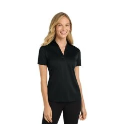 Port Authority® Ladies Silk Touch™ Performance Polo (Q897922) -Qualityimprint Shop Q897922 black polo shirts with logo 16