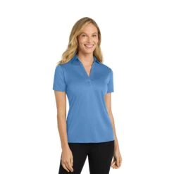 Port Authority® Ladies Silk Touch™ Performance Polo (Q897922) -Qualityimprint Shop Q897922 carolina blue polo shirts with logo 13