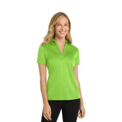 Port Authority® Ladies Silk Touch™ Performance Polo (Q897922) -Qualityimprint Shop Q897922 lime polo shirts with logo 11