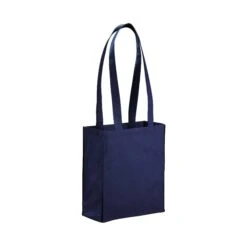 Mini Elm Non-Woven Tote Bags (Q901411) -Qualityimprint Shop Q901411 navyblue blank totebags withlogo 4