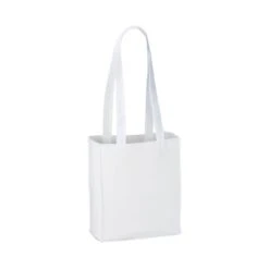 Mini Elm Non-Woven Tote Bags (Q901411) -Qualityimprint Shop Q901411 white blank totebags withlogo 5