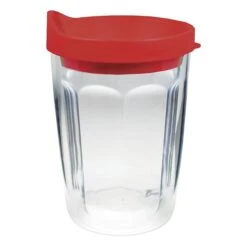 14 Oz. Thermal Travel Tumbler - Clear Film Insert (Q901522) -Qualityimprint Shop Q901522 crimson tumblers wit logo 3