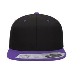 110® Snapback Cap (Q903332) -Qualityimprint Shop Q903332 blackpurple caps with logo 6