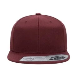 110® Snapback Cap (Q903332) -Qualityimprint Shop Q903332 maroon caps with logo 12