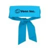 Tie Back Headbands (Q910911) -Qualityimprint Shop Q910911 light blue headbands with logo 1