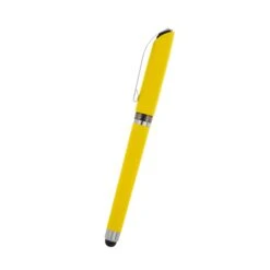 Avendale Velvet Touch Stylus Gel Pen (Q915822) 25 Avendale Velvet Touch Stylus Gel Pen (Q915822) -Qualityimprint Shop Q915822 yellow pens with logo 3