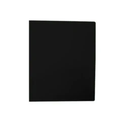 2 Pocket Folder With Business Card Slots (Q921611) -Qualityimprint Shop Q921611 black folders with logo 2