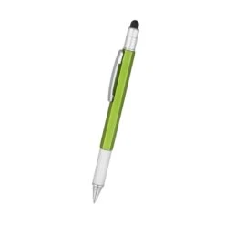 5-in-1 Function Pen (Q922311) 12 5-in-1 Function Pen (Q922311) -Qualityimprint Shop Q922311 lime blank stylus withlogo 5