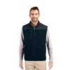 Cutter & Buck Cascade Eco Fleece Mens Vest (Q924332) -Qualityimprint Shop Q924332 navyblue vests with logo 1