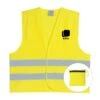 Reflective Safety Vest (Q930511) -Qualityimprint Shop Q930511 yellow safety vest with logo 1