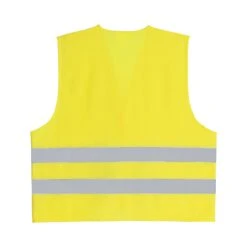 Reflective Safety Vest (Q930511) -Qualityimprint Shop Q930511 yellow safety vest with logo 3