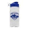 20 Oz. Clear Sports Bottle - Flip Top Lid (Q932722) -Qualityimprint Shop Q932722 Plastic Sports Bottles with logo 1