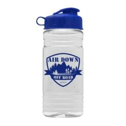 20 Oz. Clear Sports Bottle - Flip Top Lid (Q932722)