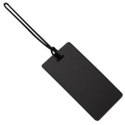 Semi Rigid Luggage Tag (Q93484) -Qualityimprint Shop Q93484 3 black