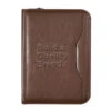 Deluxe Executive Vintage Leather Padfolio (Q935255) -Qualityimprint Shop Q935255 padfolios with logo 1