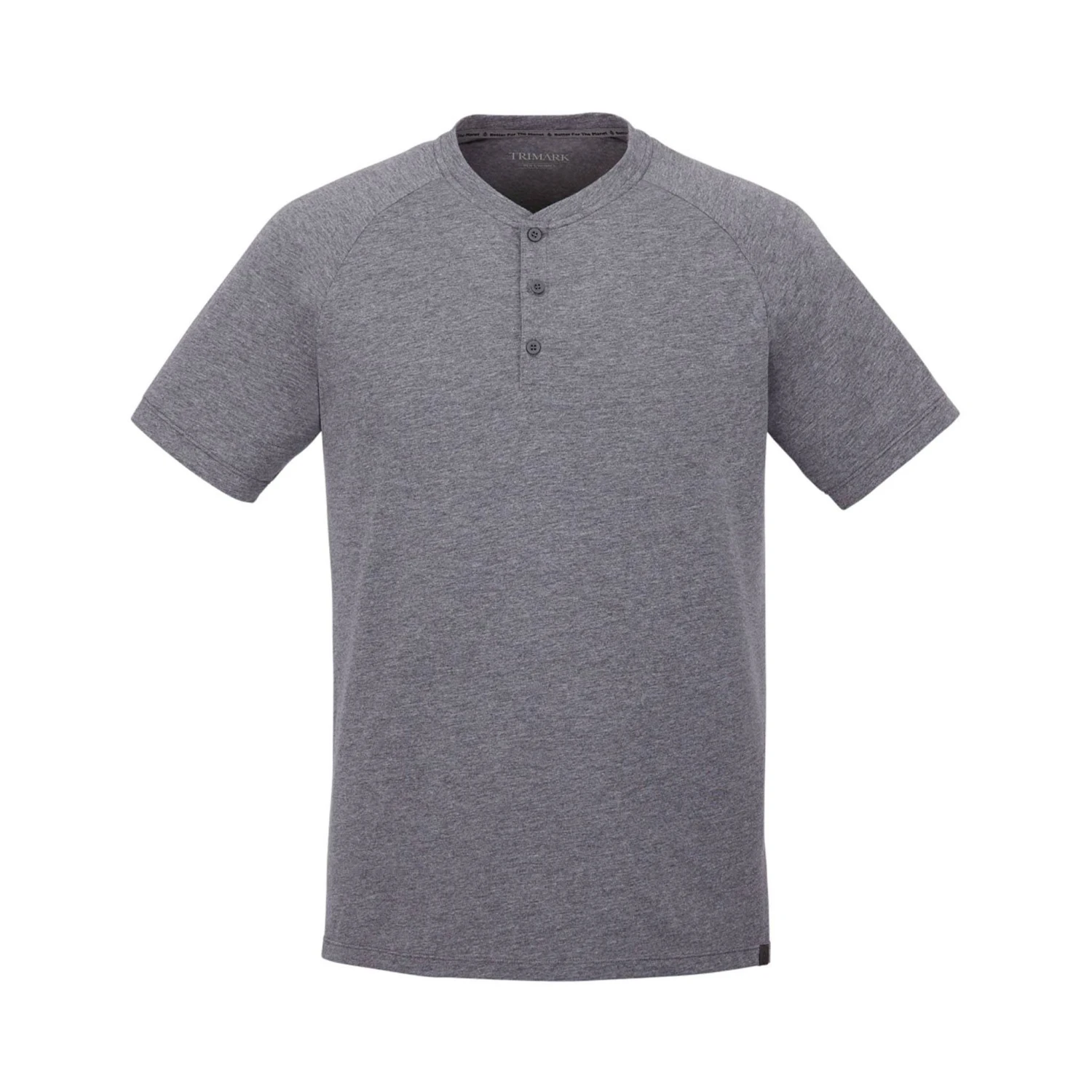 Men's SOMOTO Eco Short Sleeve Henley (Q935622) 2 Men's SOMOTO Eco Short Sleeve Henley (Q935622) - Image 2