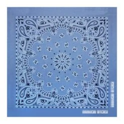 22 In Traditional USA Paisleys Bandana - Chambray (Q936522)