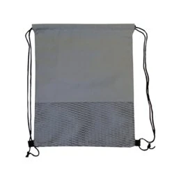 Wave NW Drawstring Backpack (Q937611) -Qualityimprint Shop Q937611 gray drawstring bags with logo 5