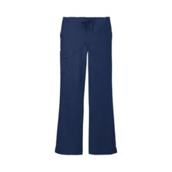 Wink® Women's Petite WorkFlex Flare Leg Cargo Pant (Q938222) -Qualityimprint Shop Q938222 navyblue pants with logo 5 60214bac 4361 4777 91df 4fb0b1d264ae