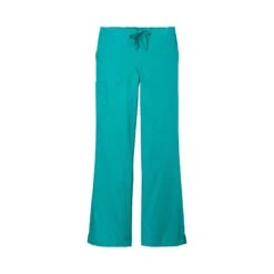 Wink® Women's Petite WorkFlex Flare Leg Cargo Pant (Q938222) -Qualityimprint Shop Q938222 teal pants with logo 8 ac35762b 98b0 4059 b450 d58607420323