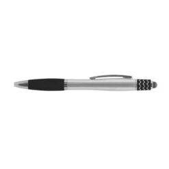 Spin-It Curvaceous Fidget Stylus Pen (Q943922) -Qualityimprint Shop Q943922 Black Spin It Curvaceous Fidget Stylus Pen with logo