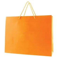 Matte Laminated Eurototes (Q9448) -Qualityimprint Shop Q9448 orange shopping bags with logo 8
