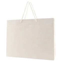 Matte Laminated Eurototes (Q9448) -Qualityimprint Shop Q9448 white shopping bags with logo 12