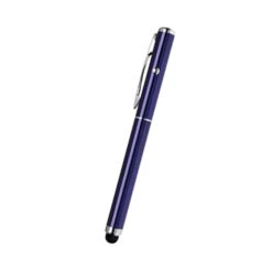 2 In 1 Soft-Touch Stylus And Laser Pointer (Q948222) -Qualityimprint Shop Q948222 blue stylus pens with logo 3