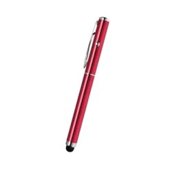2 In 1 Soft-Touch Stylus And Laser Pointer (Q948222) -Qualityimprint Shop Q948222 red stylus pens with logo 5