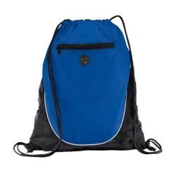 The Peek Drawstring Cinch Backpack (Q94865) -Qualityimprint Shop Q94865 royal drawstring bags with logo 3
