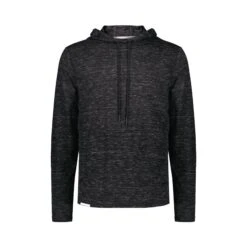 Holloway Eco Revive™ Monterey Hooded Pullover (Q955222) -Qualityimprint Shop Q955222 blackheather pullovers with logo 4