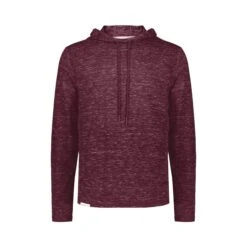 Holloway Eco Revive™ Monterey Hooded Pullover (Q955222) -Qualityimprint Shop Q955222 maroonheather pullovers with logo 9