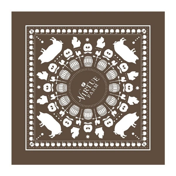 4800 Series Solid Color Bandanas - Cocoa (Q956522) 1 4800 Series Solid Color Bandanas - Cocoa (Q956522)