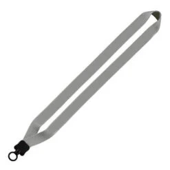 1" Cotton Lanyard With Plastic Clamshell & O-Ring (Q95714) -Qualityimprint Shop Q95714 4 white