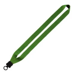 1" Cotton Lanyard With Plastic Clamshell & O-Ring (Q95714) -Qualityimprint Shop Q95714 9 limegreen