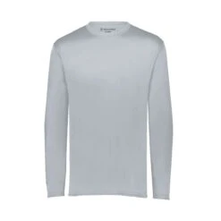 Holloway Youth Momentum Long Sleeve T-Shirt (Q975222) -Qualityimprint Shop Q975222 silver long sleeve t shirts with logo 9