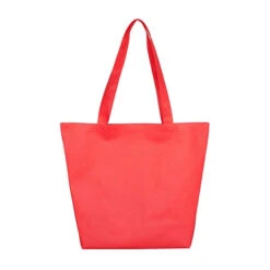 Shopping Tote Bags With Hook & Loop Fastener Closure (Q975711) -Qualityimprint Shop Q975711 red tote bags with logo 5