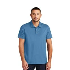 Mercer+Mettle® Stretch Pique Polo (Q978922) -Qualityimprint Shop Q978922 parisian blue polo shirts with logo 5