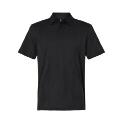 Adidas Men's Ultimate365 Textured Polo (Q983332) -Qualityimprint Shop Q983332 carbonblack polo shirts with logo 5