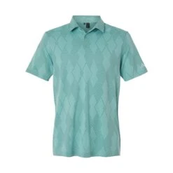 Adidas Men's Ultimate365 Textured Polo (Q983332) -Qualityimprint Shop Q983332 minttone polo shirts with logo 3