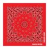 22 In Traditional USA Paisleys Bandana - Red (Q995522) -Qualityimprint Shop Q995522 bandanas with logo 1